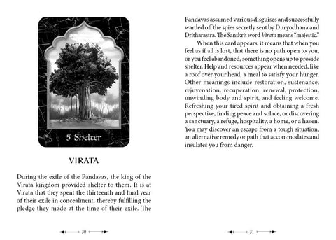 The Mahabharata Oracle cards Schiffer Publishing