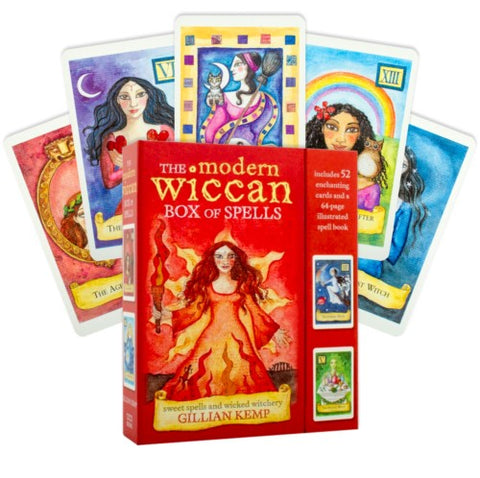 The modern wiccan box of spells cards Schiffer Publishing