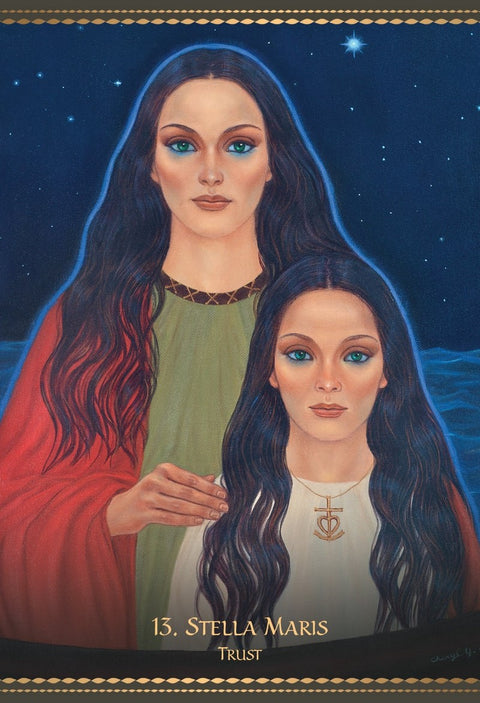 The Mystique Of Magdalene Oracle Cards Blue Angel