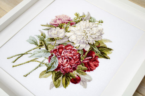 The Peonies SB2355 - Cross Stitch Kit