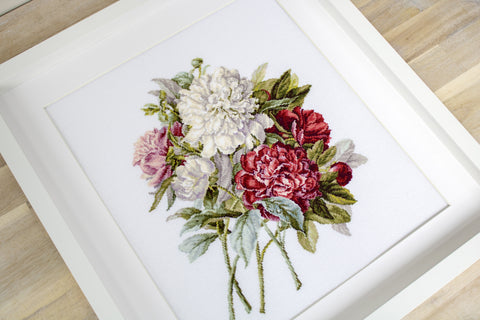 The Peonies SB2355 - Cross Stitch Kit