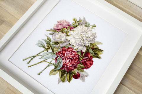 The Peonies SB2355 - Cross Stitch Kit