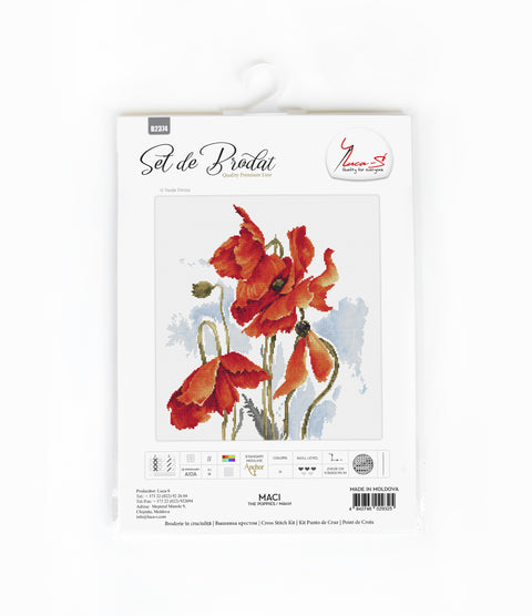 The Poppies SB2374 - Cross Stitch Kit