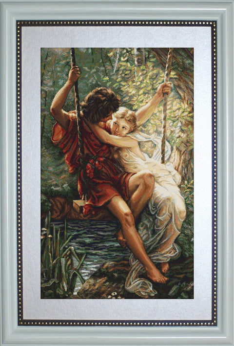 The Spring of Lovers SB415 - Cross Stitch Kit by Luca-s