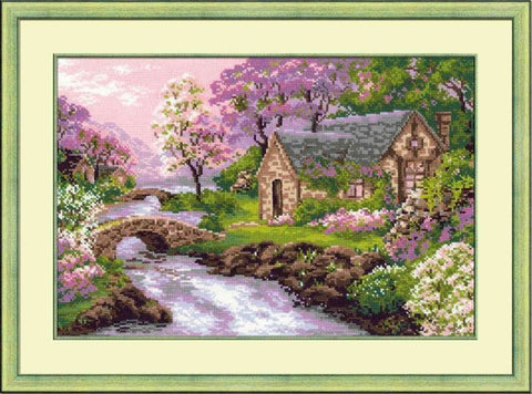 The Spring View - Cross Stitch Kit from RIOLIS Ref. no.:1098