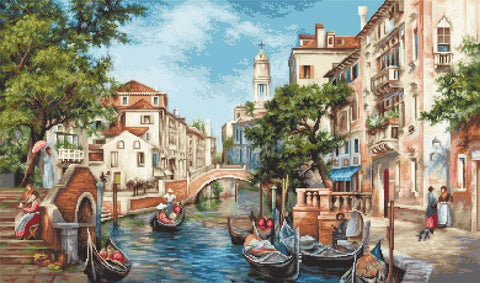 The Streets of San Polo SB589 - Cross Stitch Kit