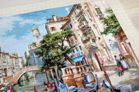 The Streets of San Polo SB589 - Cross Stitch Kit