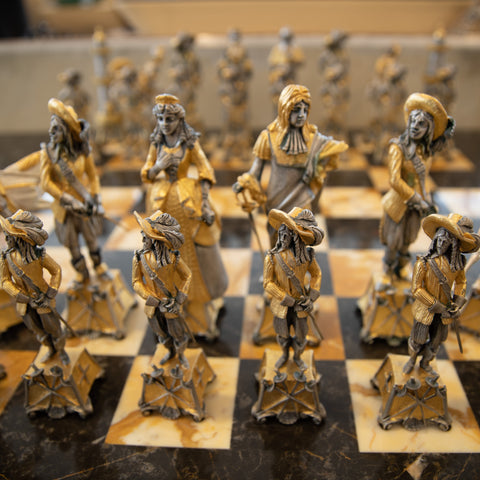 The three musketeers: Ultra Luxurious Limited Edition Chess Set