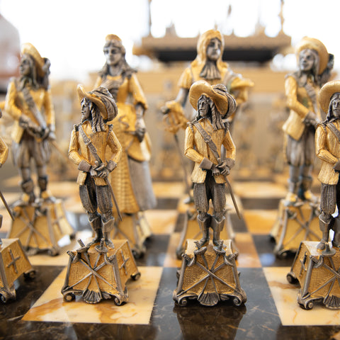 The three musketeers: Ultra Luxurious Limited Edition Chess Set