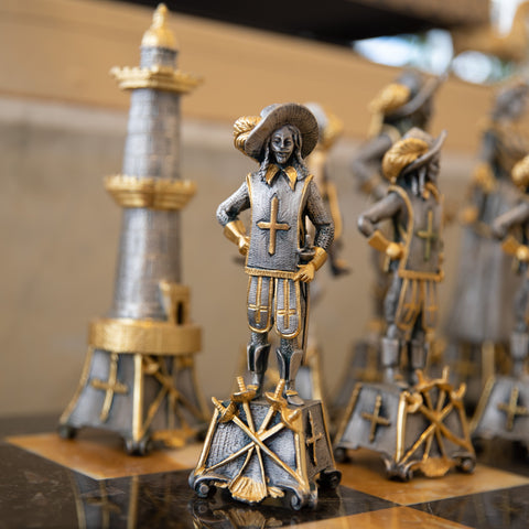 The three musketeers: Ultra Luxurious Limited Edition Chess Set