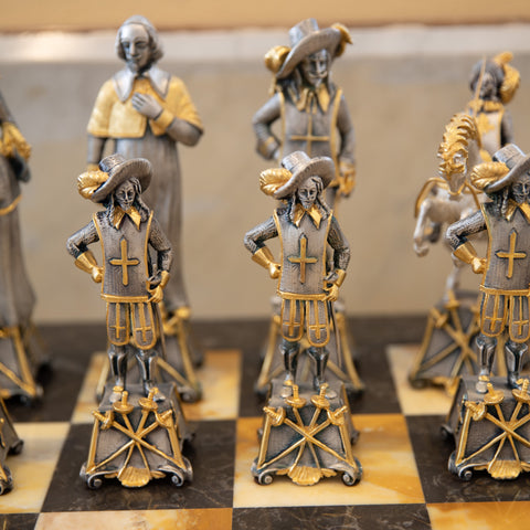 The three musketeers: Ultra Luxurious Limited Edition Chess Set