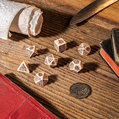 The Witcher Dice Set Vesemir The Old Wolf Q Workshop