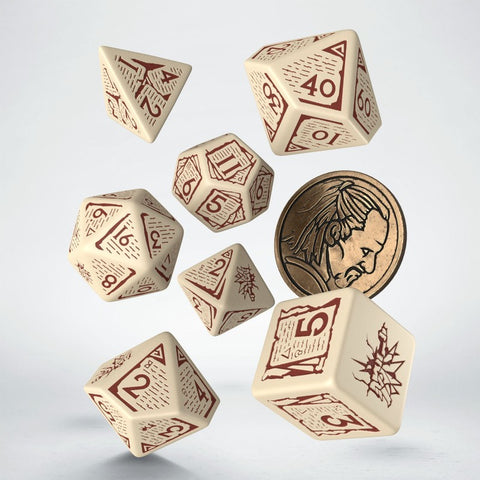 The Witcher Dice Set Vesemir The Old Wolf Q Workshop