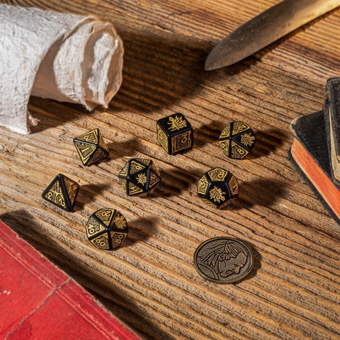 The Witcher Dice Set Vesemir The Sword Master Qworkshop