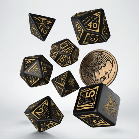 The Witcher Dice Set Vesemir The Sword Master Qworkshop