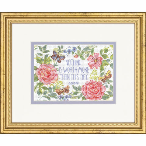 This Day Verse (17.8 x 12.7 cm) - Cross Stitch Kit by DIMENSIONS