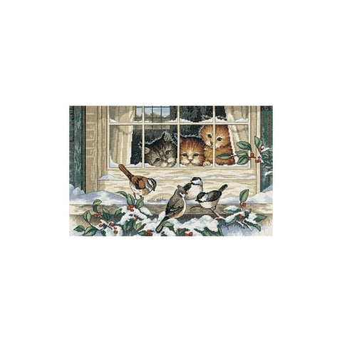 Three observers (36 x 23 cm) - Cross Stitch Kit by DIMENSIONS