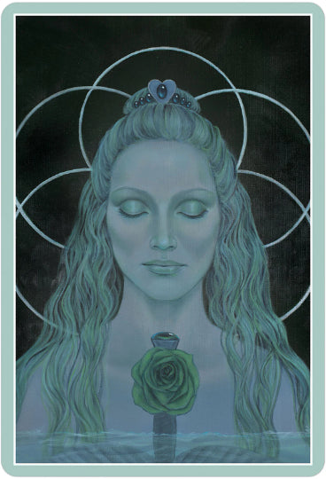 Through the Eyes of the Soul Oracle cards Blue Angel