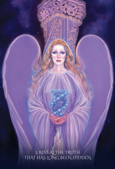 Through the Eyes of the Soul Oracle cards Blue Angel