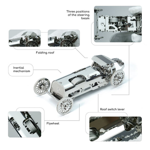 Tiny Sportcar Model Building Kit Time For Machine