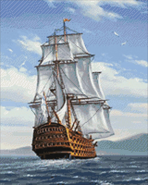 To the Distant Shores 40х50 Diamond Painting Set Cs2604