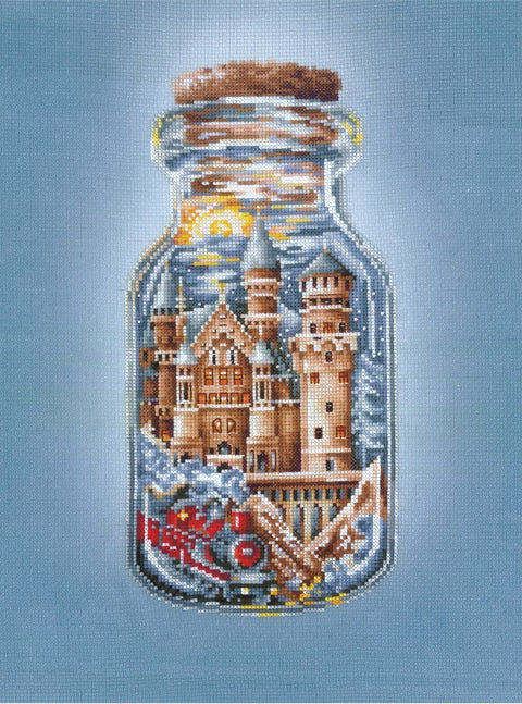 Train To A Fairytale SANP-48 - Cross Stitch Kit by Andriana