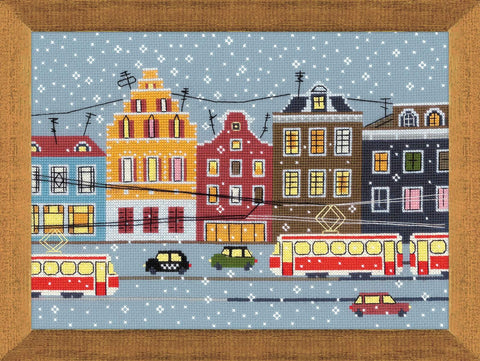 Tram Route - Cross Stitch Kit from RIOLIS Ref. no.:1489