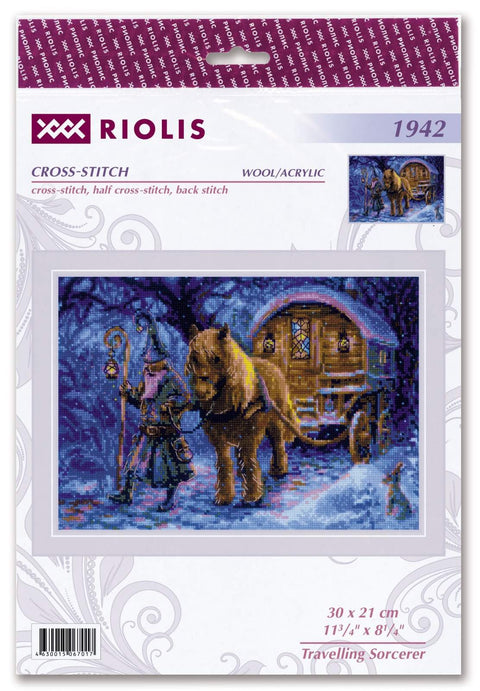 Travelling Sorcerer cross stitch kit by RIOLIS Ref. no.: 1942