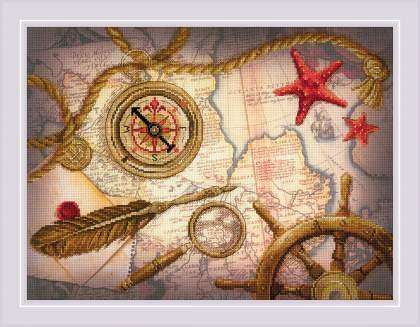 Treasure Hunting. Cross Stitch kit by RIOLIS Ref. no.: 0095 PT