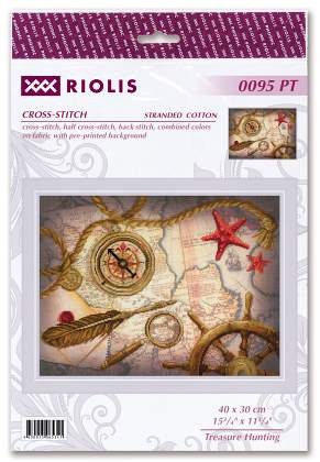 Treasure Hunting. Cross Stitch kit by RIOLIS Ref. no.: 0095 PT