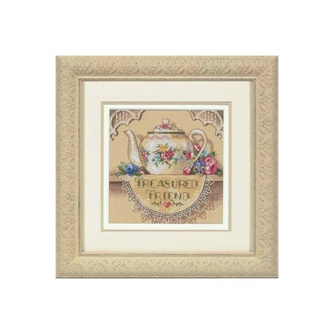 Treasured Friend (15 x 15 cm) - Cross Stitch Kit by DIMENSIONS