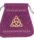 Triple Goddess Velvet Bag for Cards (Purple) Lo Scarabeo
