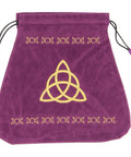 Triple Goddess Velvet Bag for Cards (Purple) Lo Scarabeo
