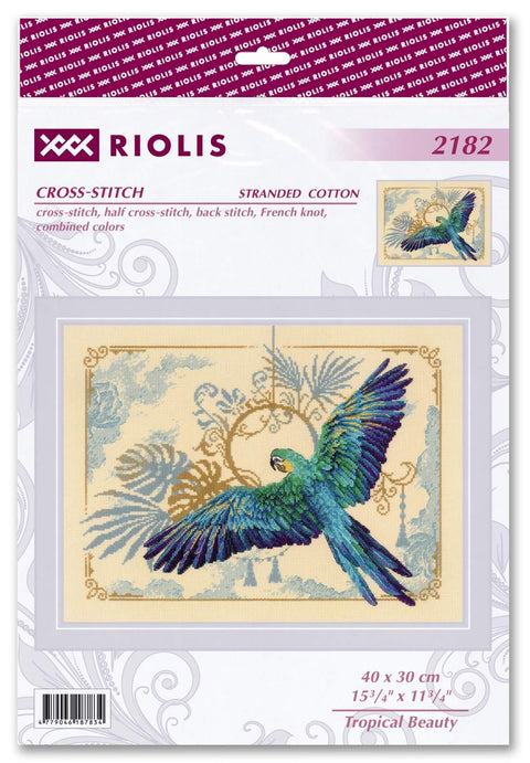 Tropical Beauty. Cross Stitch kit by RIOLIS Ref. no.: 2182