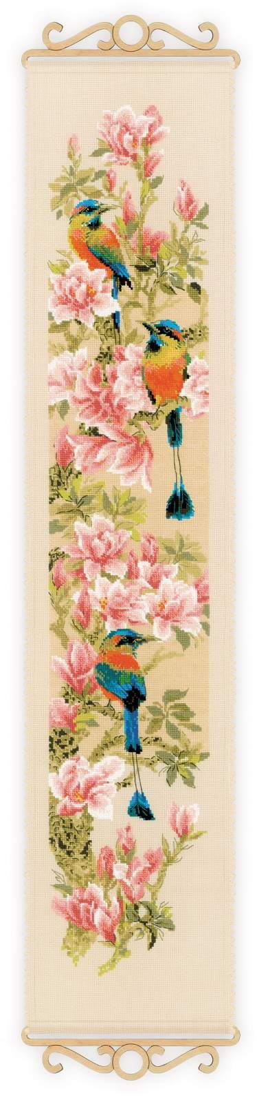 Tropical Birds cross stitch kit by RIOLIS Ref. no.: 1905