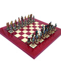 TROY BATTLE Chess Set Briar Erable