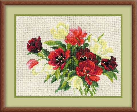 Tulips - Cross Stitch Kit from RIOLIS Ref. no.:1065