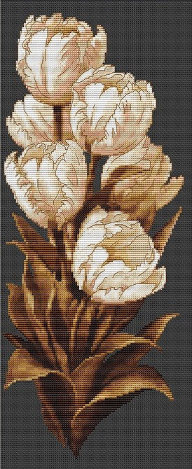 Tulips SB292 - Cross Stitch Kit by Luca-s