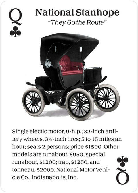 Turn Of The Century Motor Cars Playing Cards Us Games Systems