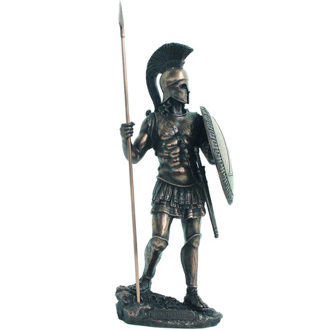 Spartan Warrior Statue with Spear