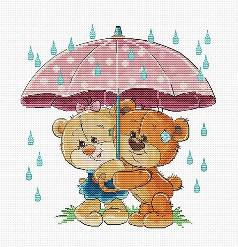 Under Umbrella SB1178 - Cross Stitch Kit