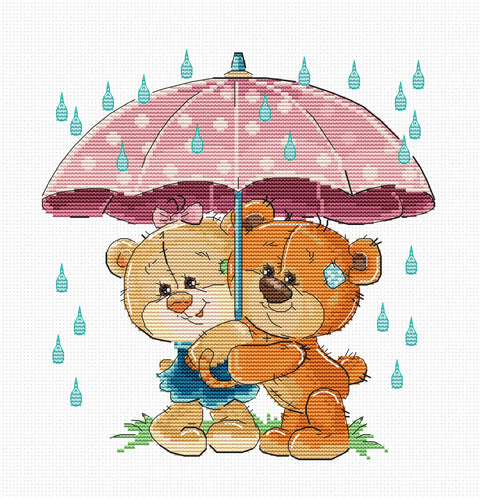 Under Umbrella SB1178 - Cross Stitch Kit