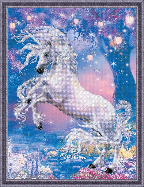 Unicorn - Cross Stitch Kit from RIOLIS Ref. no.:0024 PT