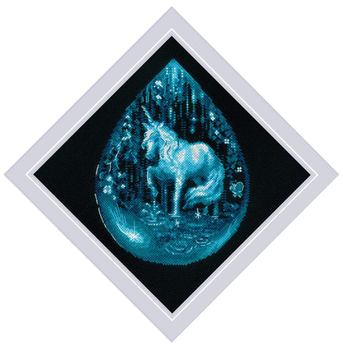 Unicorn Tear. Cross Stitch kit by RIOLIS Ref. no.: 2161