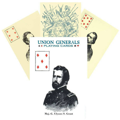 Union Generals playing cards