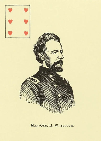 Union Generals playing cards