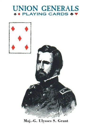 Union Generals playing cards