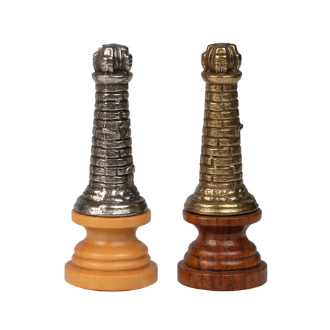 Unique MEDIEVAL Chess Set with wooden Chess Board/Box