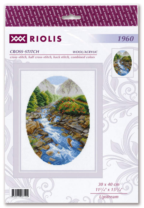 Upstream cross stitch kit by RIOLIS Ref. no.: 1960