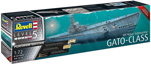 US Navy Submarine Gato Class - Plastic Modelling Kit By Revell